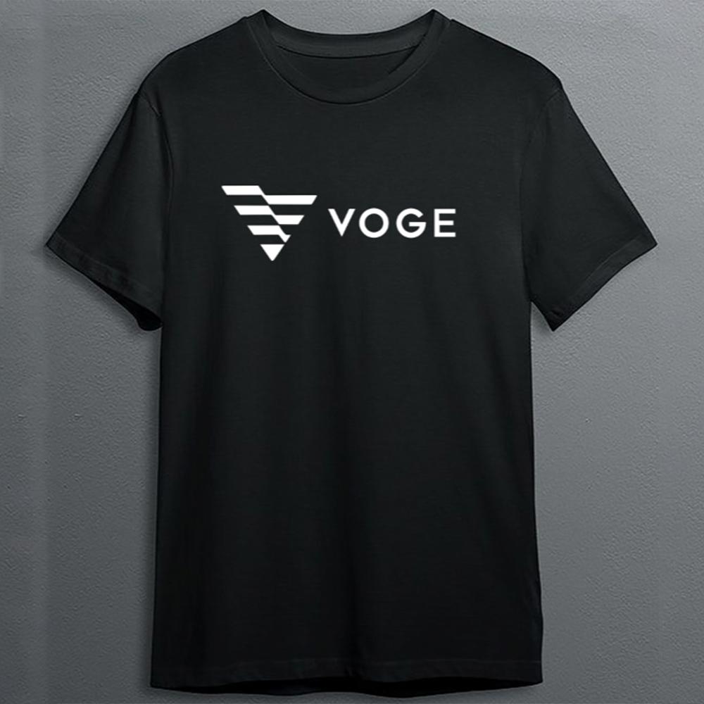 New VOGE Motorcycle Racing Rider Graphic Premium Cotton T Shirt Casual Outdoor Street Riding Breathable Comfortable Sports Top