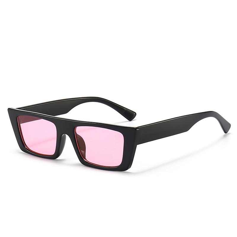 Vintage Fashion Colorful Square Sun Glasses Women Men Small Fresh Brand Designer Sunglasses Beach Travel Female Male Eyeglasses