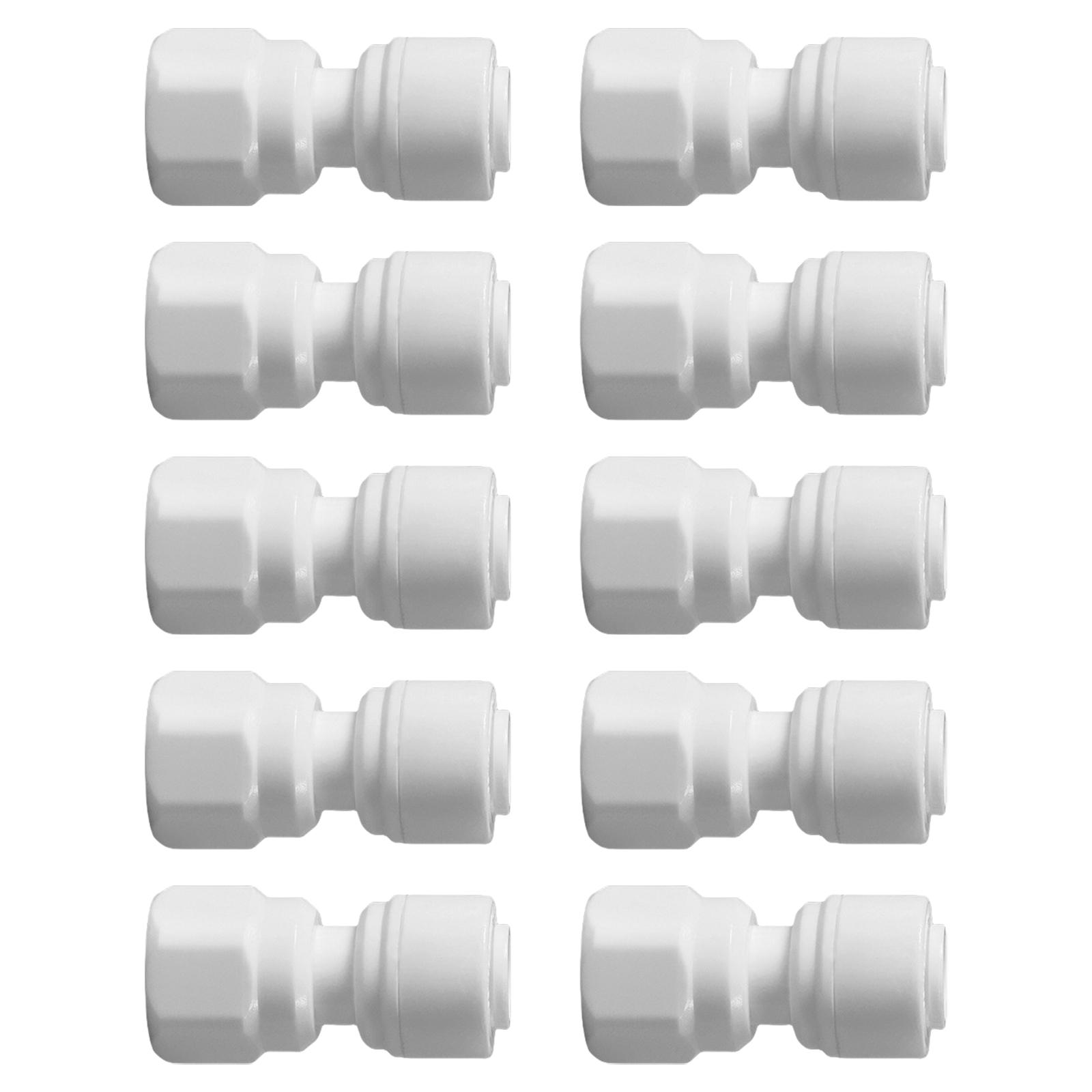 

Упаковка из 10 быстросъемных соединителей M11 с внутренней резьбой для смесителя, простая установка, универсальные, совместимость с 2/3-ходовым разветвителем A