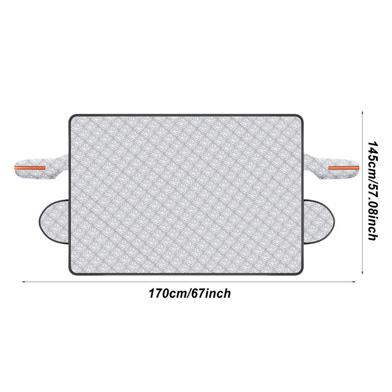 For Car Snow Cover For Car Windshield Cover For Snow & Ice Reflective Ice Removal Sunshade Mirrors Winter Protectors For Car Mpv
