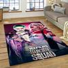 Der Teppich The Suicide Squad, inspiriert vom Actionfilm, eignet sich für Wohnzimmer, Schlafzimmer, Nachttischbereiche, Balkone und andere