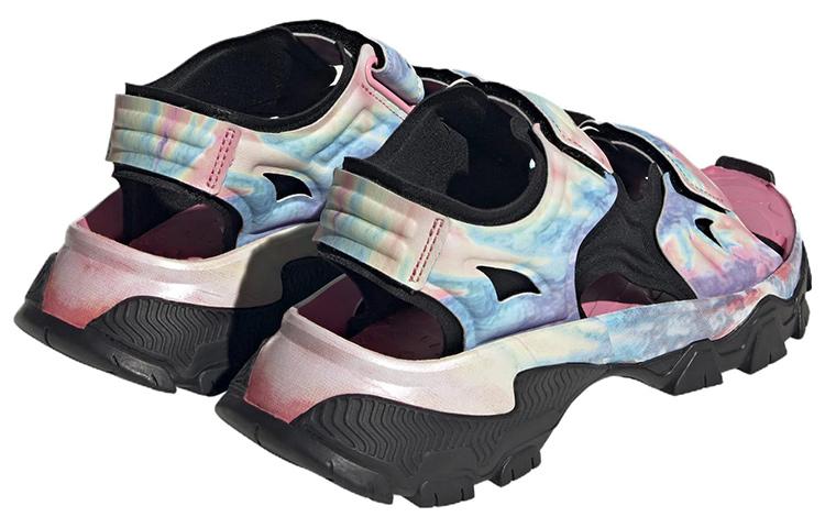 adidas Stella McCartney x Adidas Damen Hika Outdoor Sandale 'Bliss Pink Frozen Yellow Tie Dye' HP8599