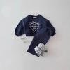 Sweet Korean Embroidered Bow Two-Piece Sweater Set for Women, Spring/Autumn