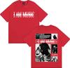 Rapper Playboi Carti I AM MUSIC Album Logo T-Shirts für Herren Harajuku Hip Hop Vintage T-Shirt Lässiger Komfort 100% Baumwolle T-Shirts