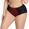 3Pcs Women's Panties Plus Size Briefs Floral Print Lace Ultra-Thin Female Underpants Xl-6Xl