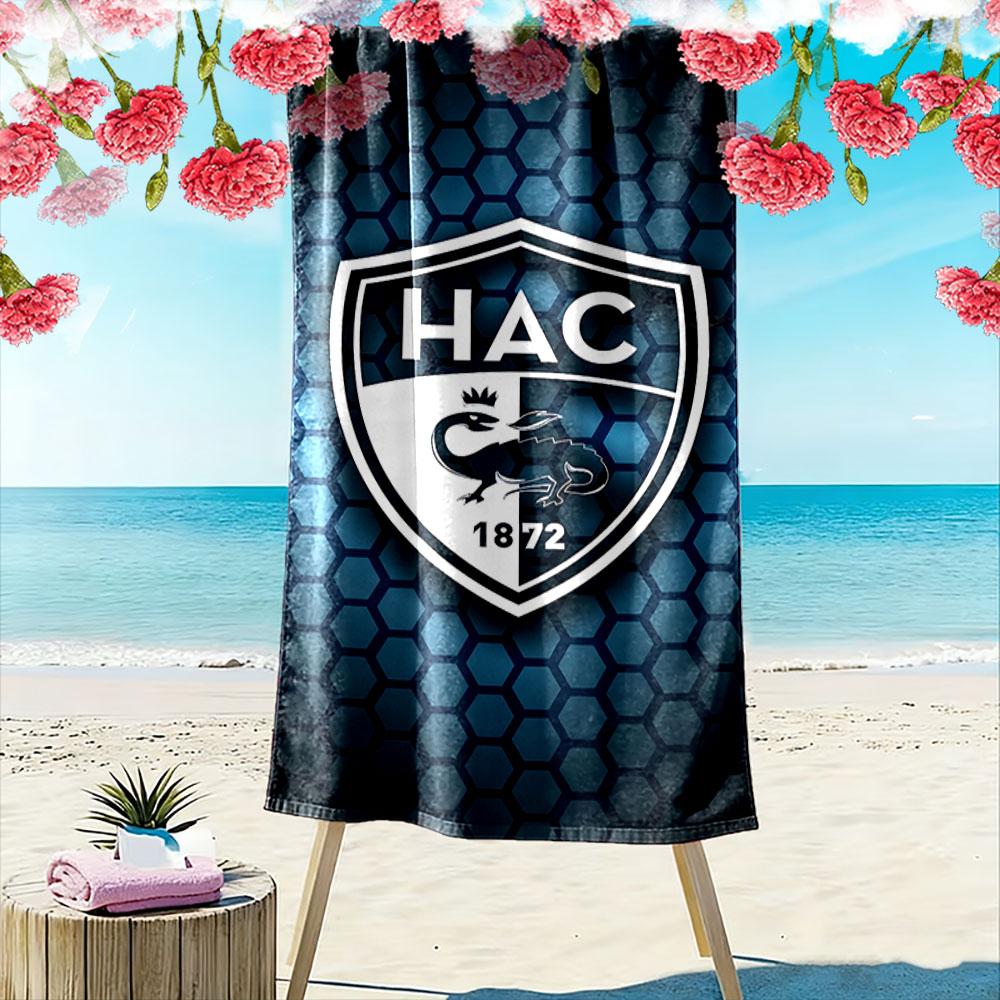 HAC Logo Hexagon Pattern Towel A must-have beach towel for beach travel