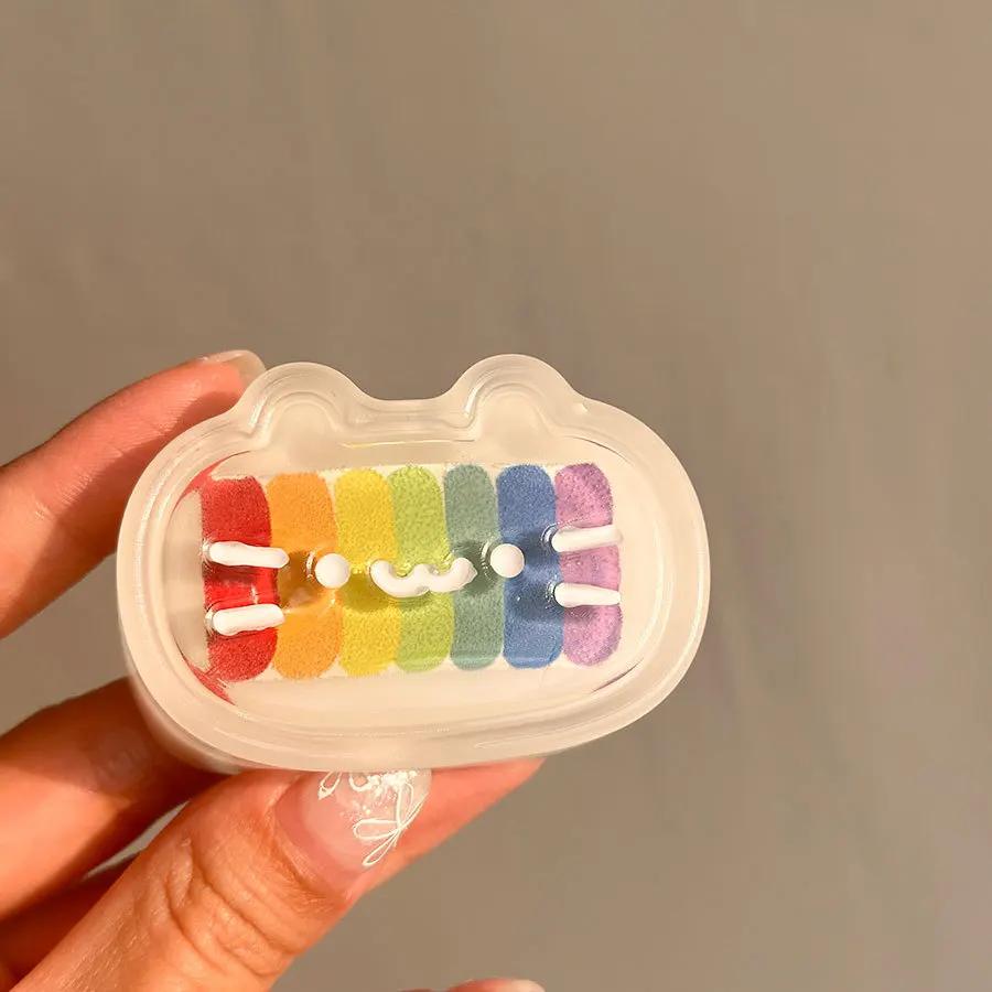 

Stress Relieving Toy Dopamine Rainbow Kitten Stress Relieving Student Toy Animal Shaped Decompression Toy