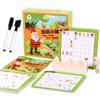 Zabawki Puzzle Rozwój Logicznego Myślenia Kolorowe Dopasowywanie Plansza Edukacyjna Labirynt Puzzle Łączące Zabawki Gra na Mózg