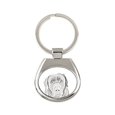 Labrador Retriever - Keychain with a Dog, Keychain with a Print, Personalized Pendant from the Brand