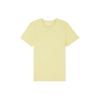 Ss24 Baby Fox Series Solid Color Logo Crew Neck Short Sleeve Regular T-Shirt Women Tops Yellow MW00122KJ0008-P712
