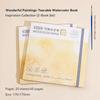 100% Cotton Watercolor Book 300g Thick Paper Mini Portable Tearable Watercolor Paper Art Student's Painting Drawing Supplies