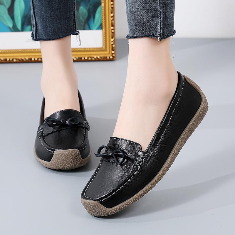 Casual Sneakers Women Shoes New Genuine Leather Comfortable Slip-On Flats Female Shoe Woman Sneaker Chaussures Femme