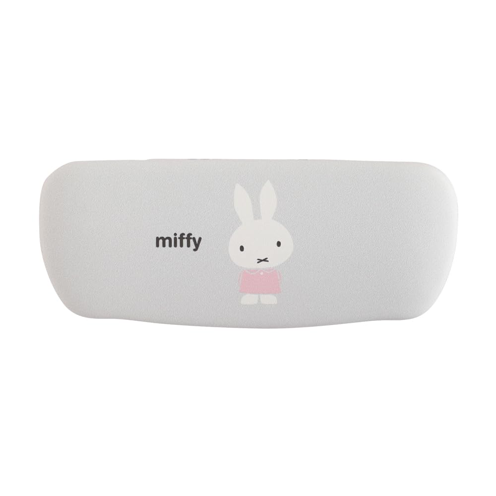 GreenFlash Miffy Glasses Case Cloth & Set, Gray, BM-462