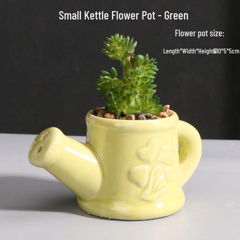 Handmade Ceramic Succulent Flower Pot - Creative, Simple, Fresh Design