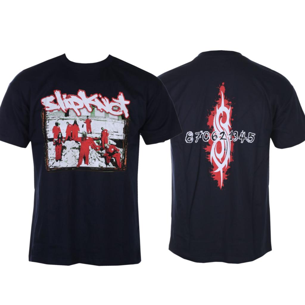 Slipknot Logo Pattern Printed Tshirt Criticizes Metal Band Tshirt Suitable For Both Unisex And Unisex