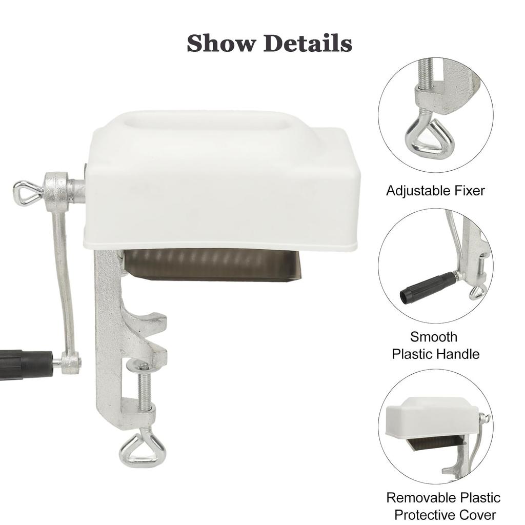 Home Heavy Duty Fleischklopfer Würfler, Manuelles Steak flachklopfer Werkzeug, Fleischklopfer Maschine, Aufklemmbarer Schweinefleisch Roll-Mahlwerk Aufsatz für den Heimgebrauch