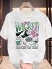 Wicked The Musical Inspired Print Tshirt  Crew Neck Short Sleeve Summer Women Clothing Fashion Sleeves TShirts  Student Tee