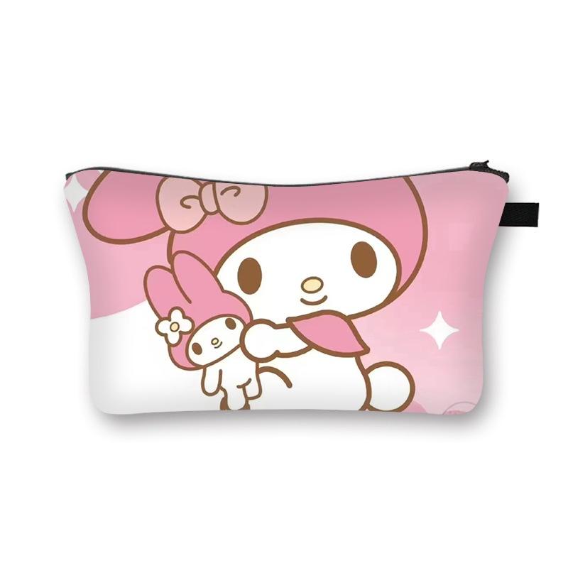 2023 Summer New Style Sanrio Cute Sweet Girl Makeup Bag Cartoon Student Storage Bag Wholesale