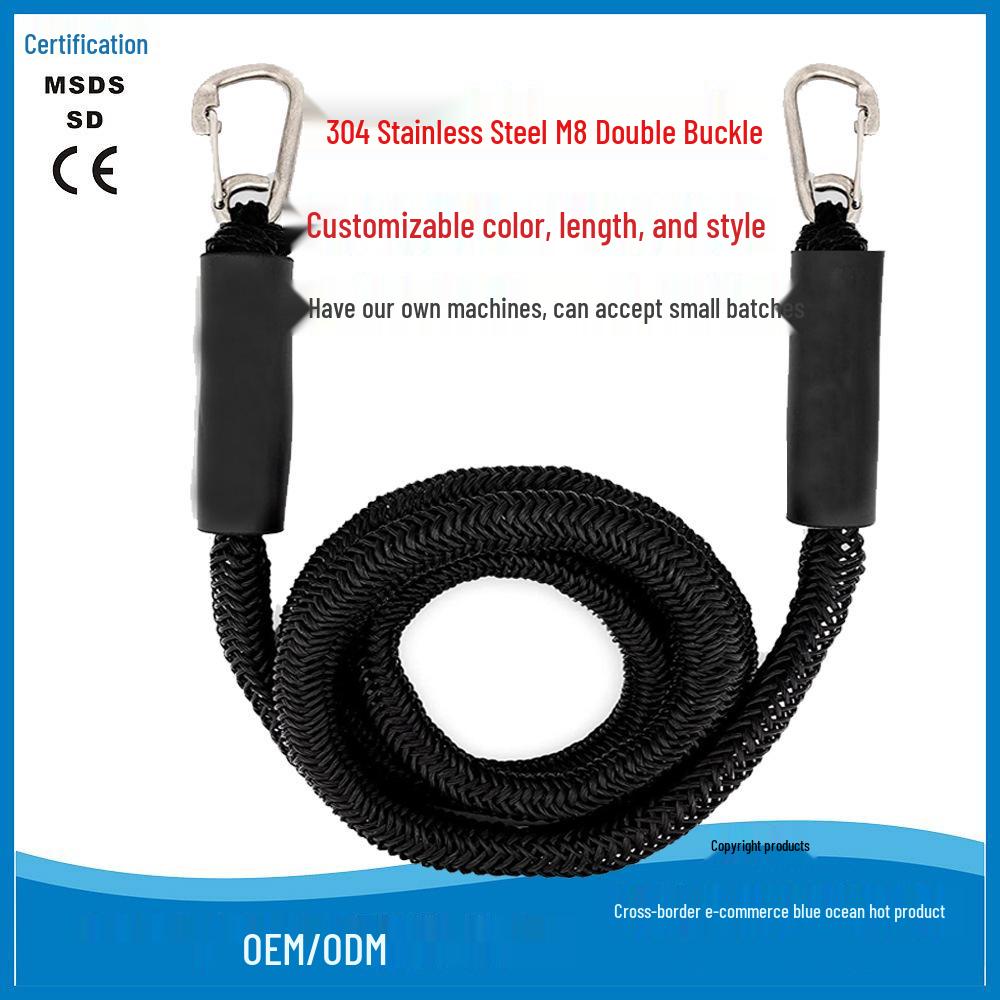 Elastisches Anker- und Festmacherseil für Schlauchboote und Wassersport