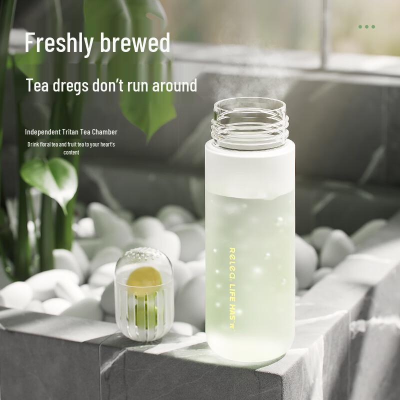 Yueyou 480ml Tritan Portable Sports Straw Water Bottle