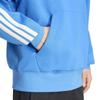 Adidas Mens 3 Stripes Fleece Hoodie