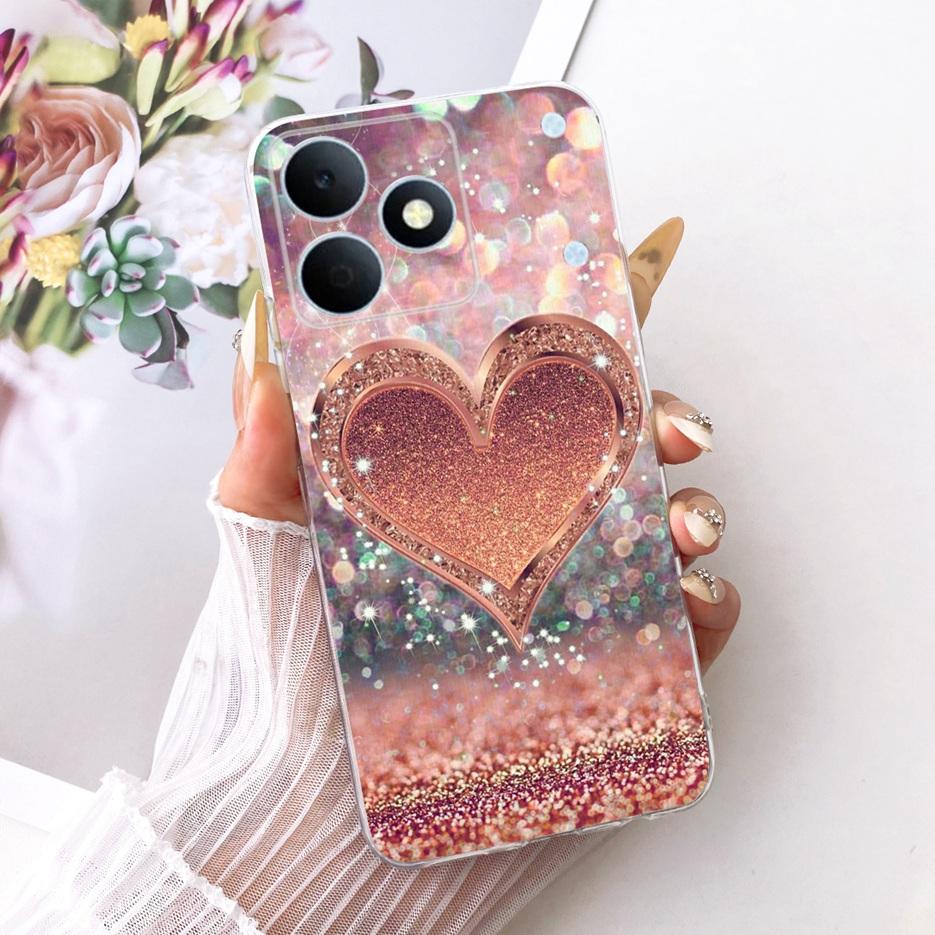 For Realme Note 80 4G Case RMX5388 Cute Cat Flowers Painted Cover Soft Silicone Case For Realme Note 80 Note80 Back Cover Fundas