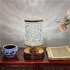 Crystal Desk Lamp Lighting Fixture Bedside Lamp Night Light USB Retro Nightstand Table Lamp Dimmable for Bedroom Home Decoration