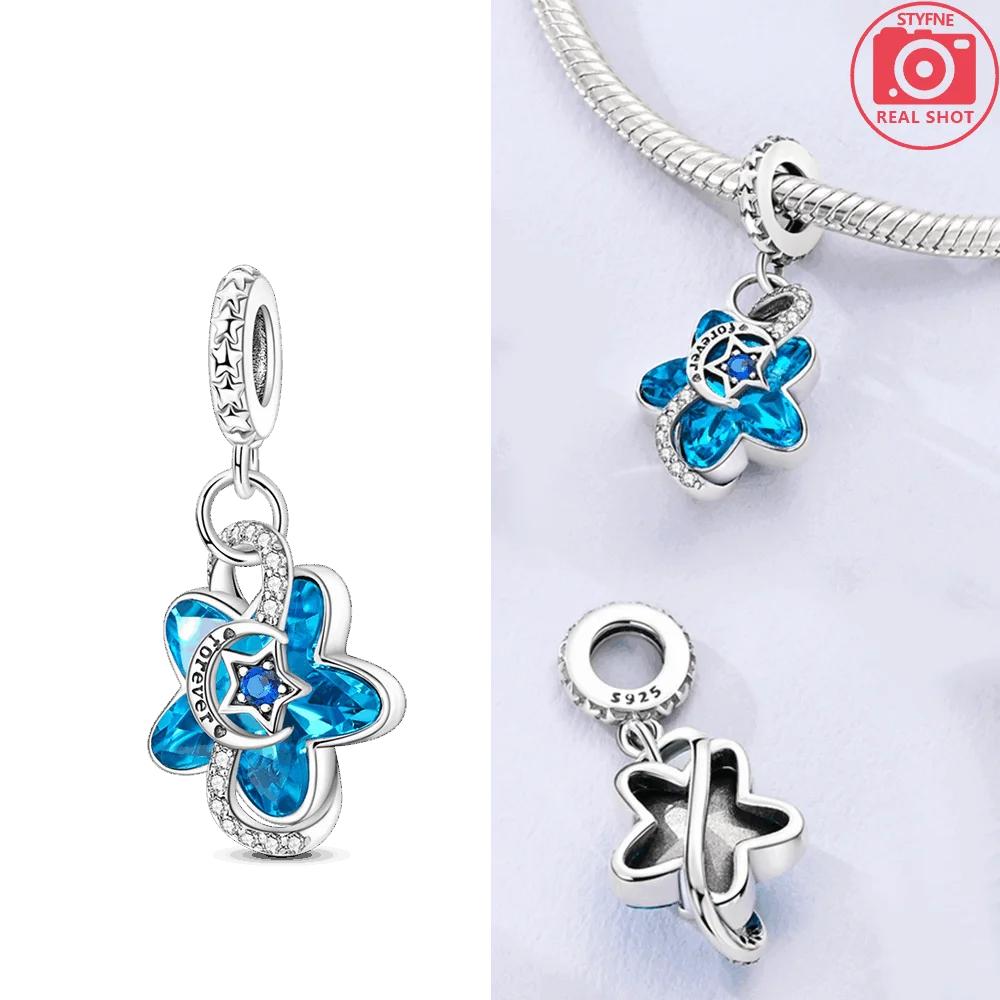 

Charm Bead Components Copper Metal Ocean Element Blue Stars Flower Bead Components Compatible With Charm Bead Components Plata Authentic Original