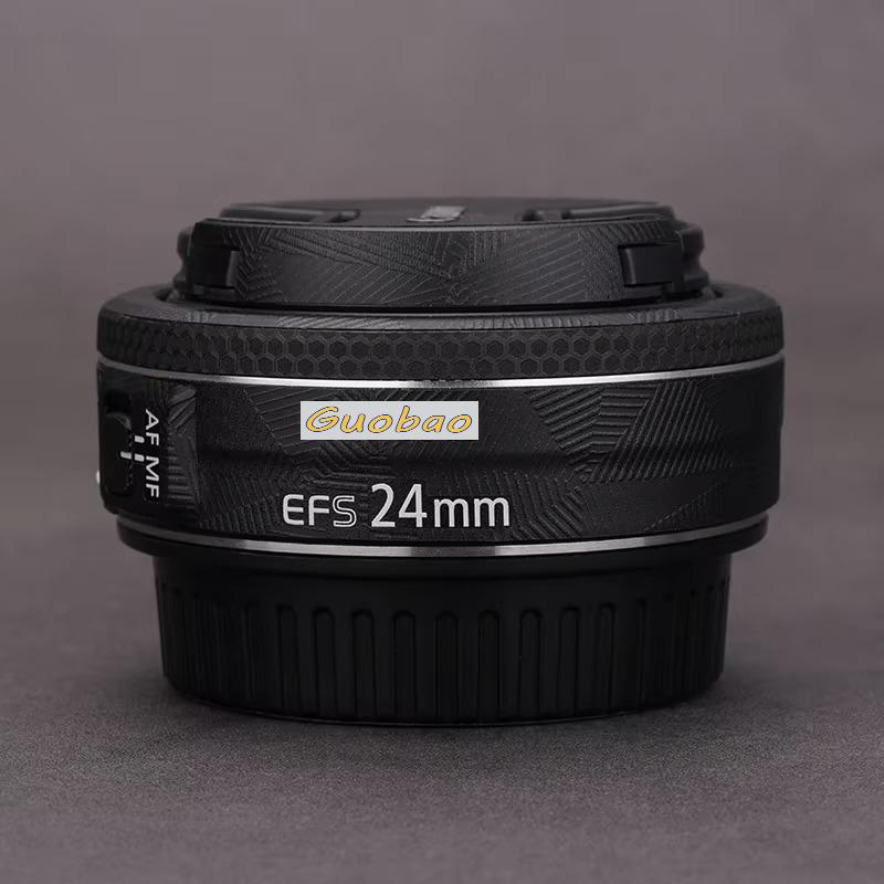 For Canon EF-S 24mm F2.8 STM Lens Decal Skin for Canon EF-S24 F2.8 Lens Cover Film 24 2.8 Protective Sticker for canon 24mm 2.8