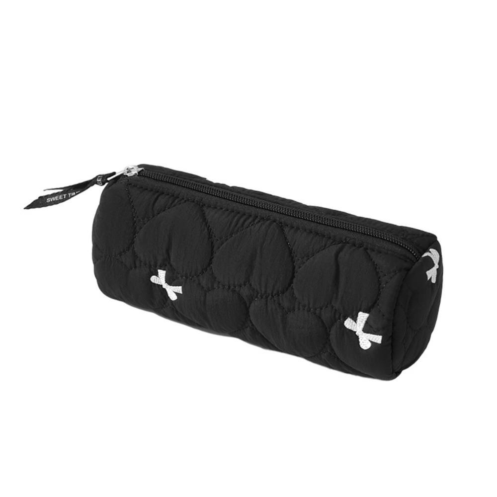 Large Capacity Pencil Case Love Bowknot Design Pencil Box New Makeup Brush Organizer for Students