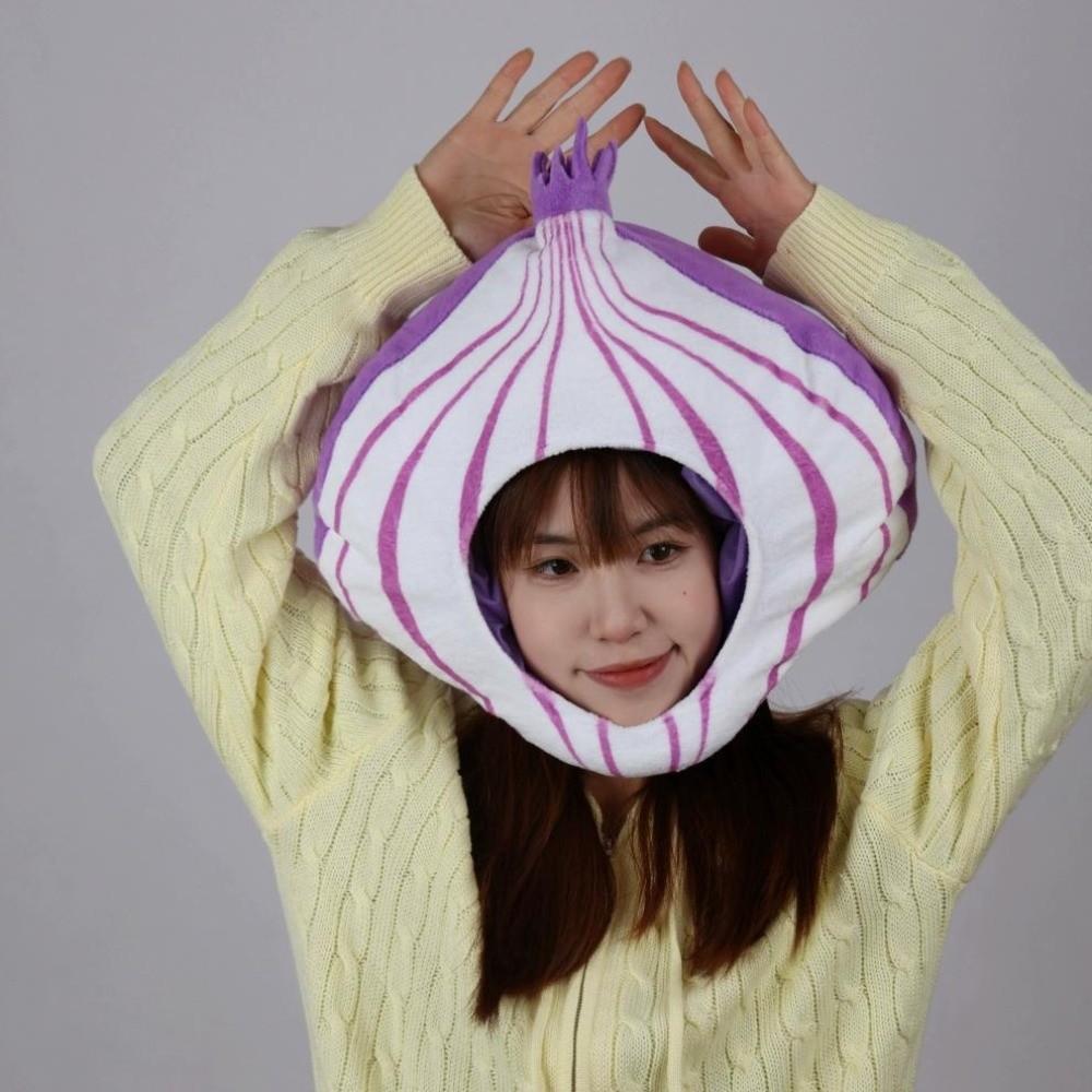 Thick Fruit and Vegetable Hat Creative Pullover Cap Potato Nutrition Month Hat  Kids Adults