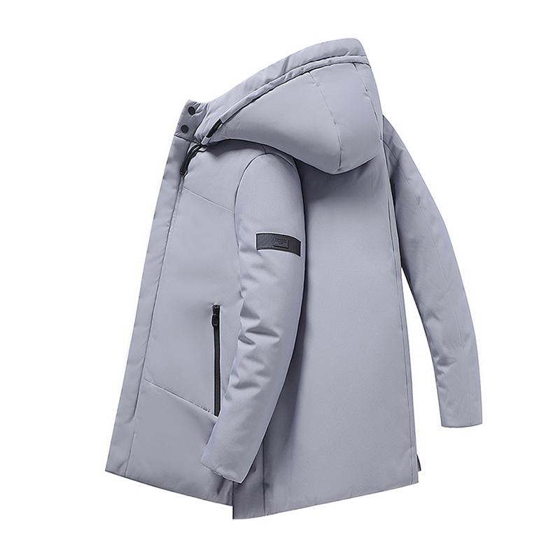 Parka longue d'hiver pour hommes, veste thermique épaisse, coupe-vent à capuche, Style Business, grande taille 8XL