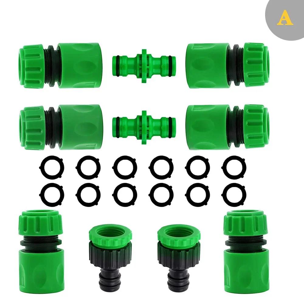 

Garden Watering Hose ABS Quick Connector 1/2” End Double Male Hose Coupling Joint Adapter Extender Set For Hose Pipe Tube 2025 1/2