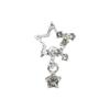 Gold & Silver Alloy Star Pendant Nail Art Accessory