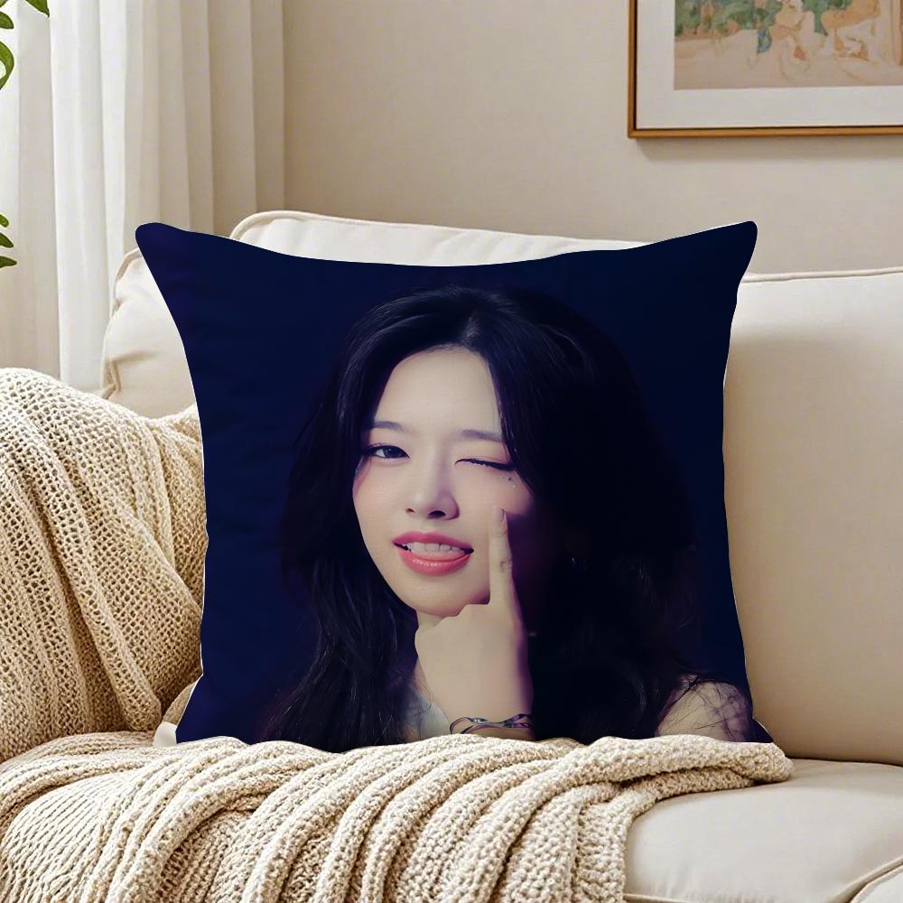Idol Kpop An Yujin Cushion Cover Pillowcase Antidustmite living Room Sofa Decor Cushion Room