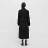 Bo Women's Hepburn Style Waist-Cinched Wool Coat