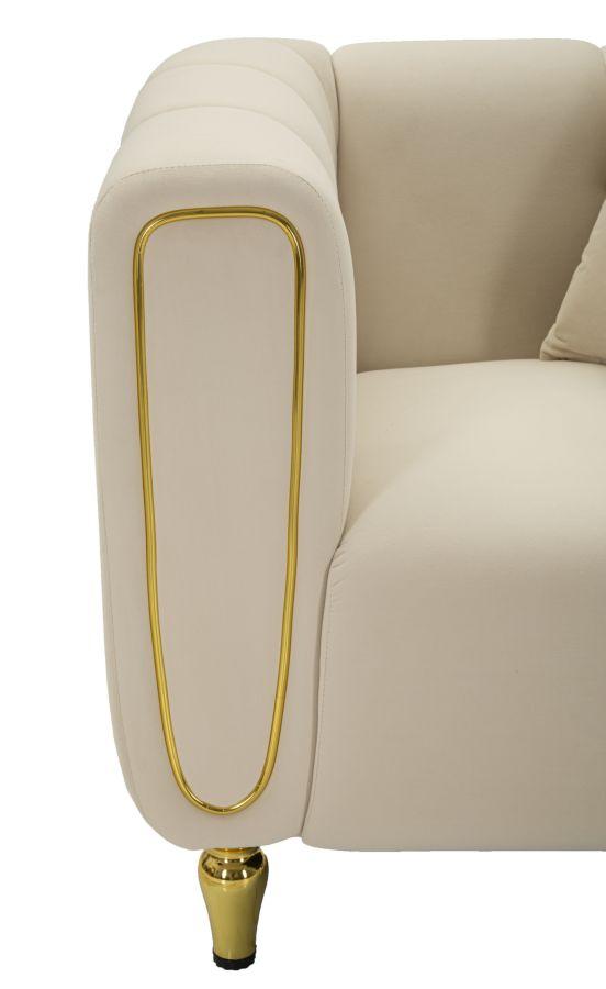 Armchair Alma Cream With Cushion Cm 97X81X71