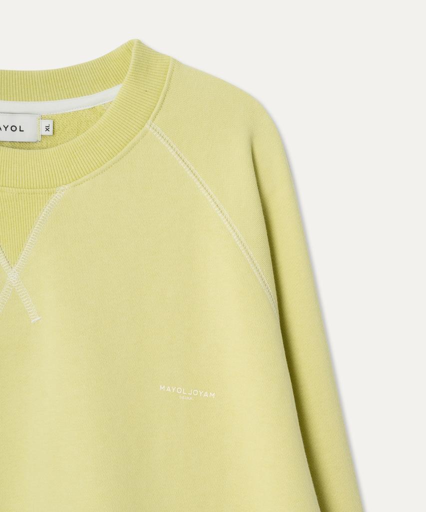 MAYOL Raglan Sweatshirt_Lime