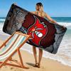 Name Custom Tampa Bay Buccaneers Print Beach Towel, Large Soft Quick Dry Towel for Beach Camping Swimming