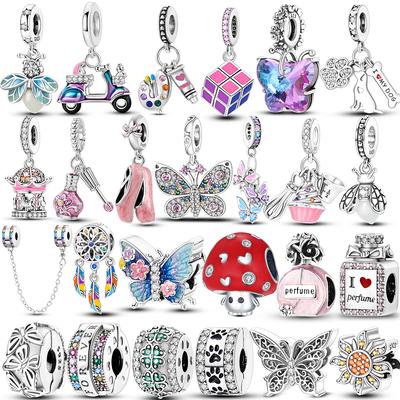 Pandantive Charms Mărgele Bijuterii Argint 925 Potrivite pentru Brățară Originală 925 Fabricare Pentru Femei Bijuterii Pandantiv Modă DIY Cadou