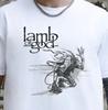 T-Shirt Lamb of God Randy Blythe Band Metal su Vintage Nero Comfort Colors Tee