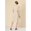 Bcbg Drawstring Dress With Shirt Collar B3m4o622