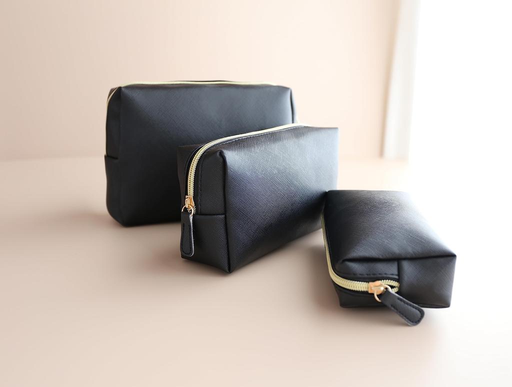 BRMM MIA Makeup Stylish Cosmetic Large Small Item Perfect for Business Trips and Pouch, Pouch, Functional, Capacity, Waterproof, Storage, Lightweight,