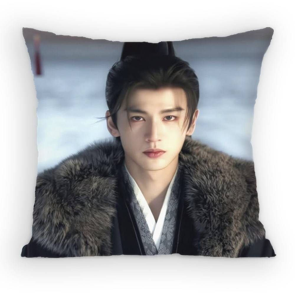 Zhang Linghe Pursuit of Jade Pillow Case Antidustmite Pillowcase Invisible Zipper Silky Sofa Cushion Cover for Bedroom