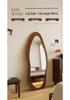 Ethnic Style Irregular Wall-Mounted Full-Length Floor Mirror for Indoor Use