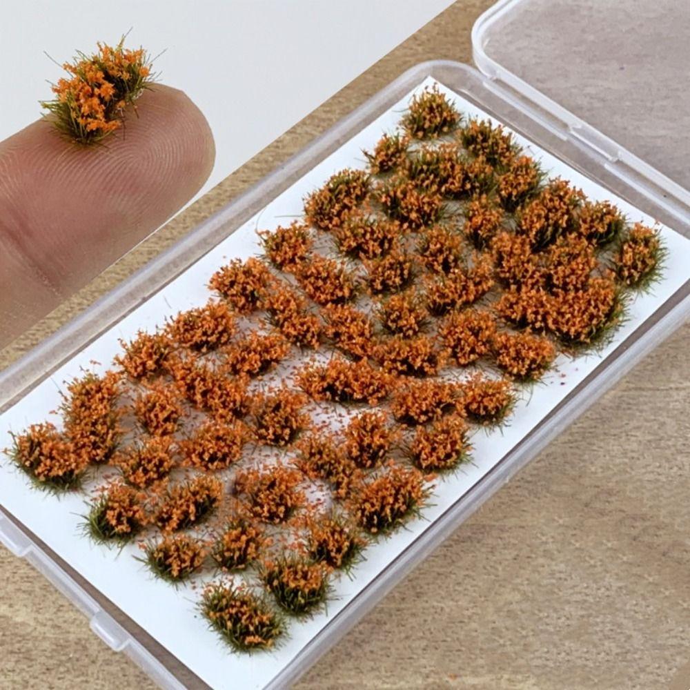 Simulation Miniature Flower Cluster Diy Building Model Making Flower Grass Model Railway Train Artificial Static Flower Model