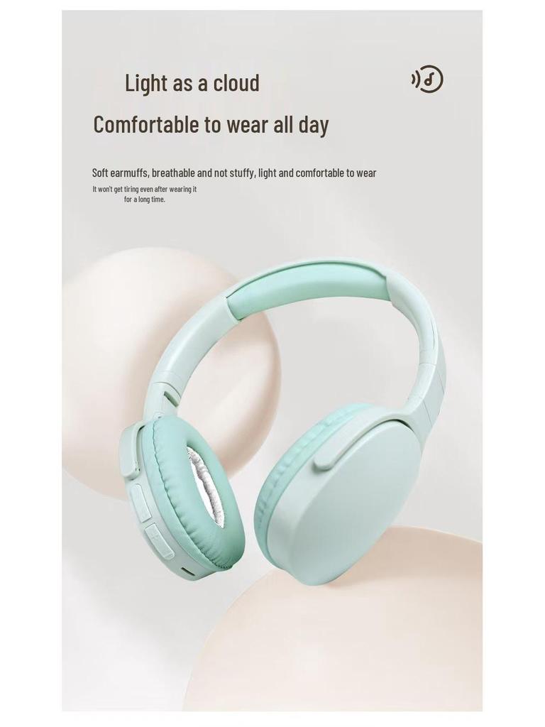 Wireless E-sports Over-ear Bluetooth Headset with Heavy Bass for Gaming & Music - P2961