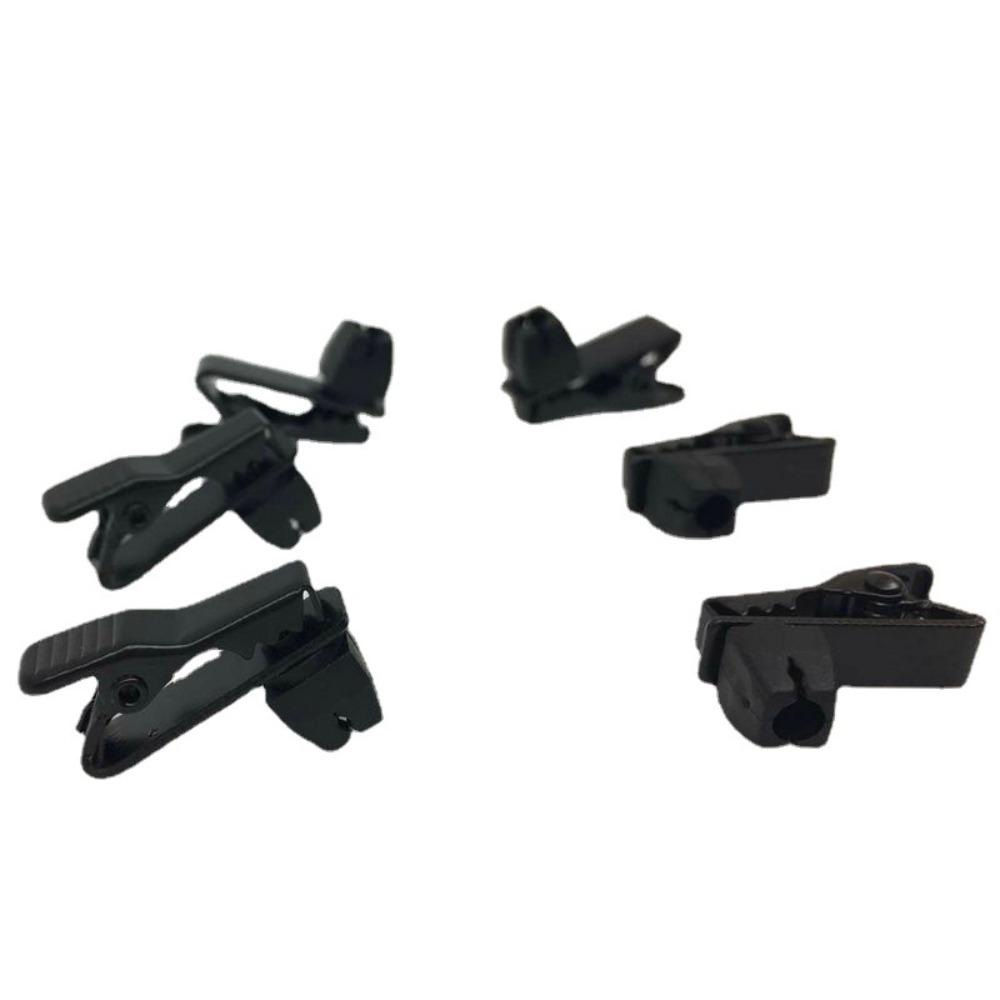 

5pcs Rotating Lavalier Microphone Clips Adjustable Mic Clamp Portable Microphone Clamp Presentation