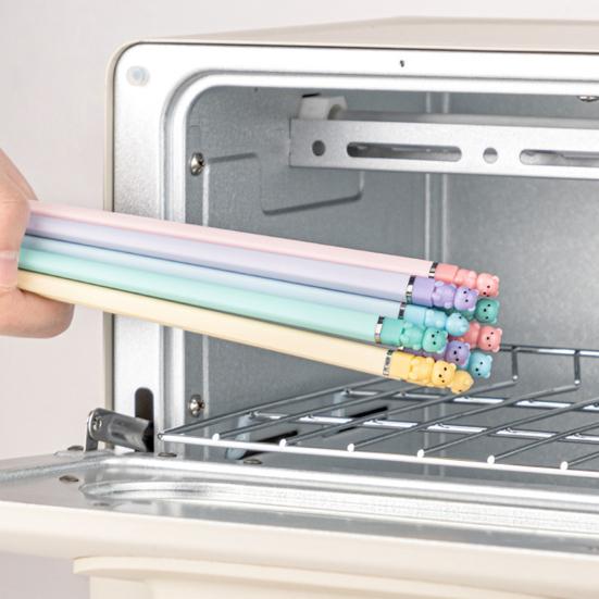 10 Paires Baguettes Réutilisables Fibre De Verre - 24,5cm Motif Fleur Cerisier - Lave-vaisselle