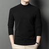 Men's High Neck Wool Sweater - Warm, Versatile Knitwear for Autumn & Winter